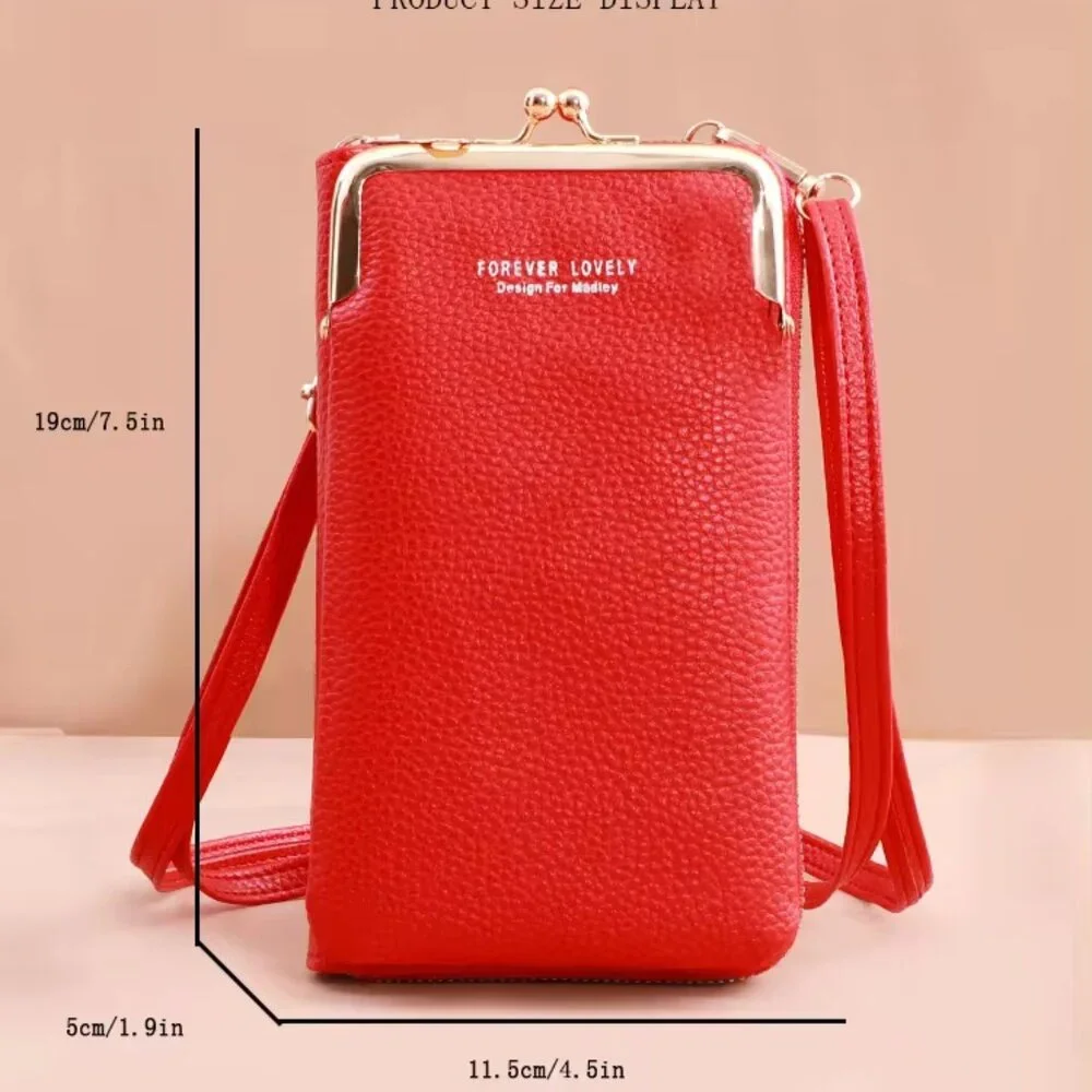 Mini Crossbody Shoulder Womem Leather y2k Purse Bag